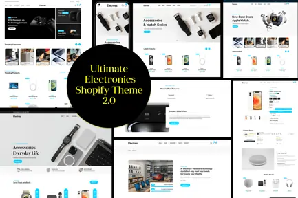 Electroz – Clean Electronics Store Shopify Theme